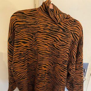 Motel 'Earn Your Stripes' Tiger Sweater Dress M